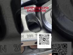 35SiMn koolstofstaal warm gesmeed spoorroller voor Caterpillar E375 E390 E385