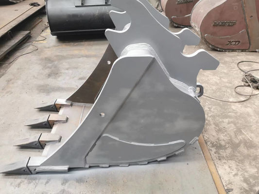 Heavy Duty Steel Excavator Digging Bucket 1 kubieke meter capaciteit Poeder bedekte oppervlakte